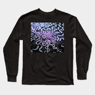 Purple flower in view Long Sleeve T-Shirt